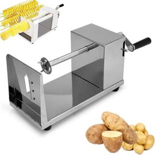 XYPNOTIC by Xypnotic Manual Spiral Potato Chips and Vegetable Tornado Twister Cutter Slicer Machine Potato Slicer