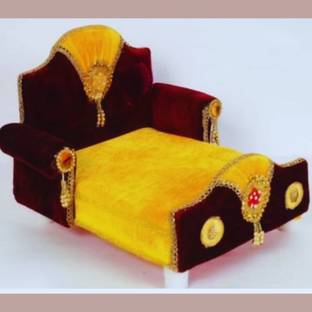swenky Bed Suitable for 0-3 No. laddu Gopal ji, Krishna ji, Thakur ji, Kanha ji. Bed Jhula