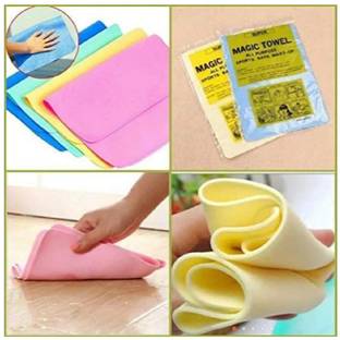 QinPin All purpose cleaning cloth for glass window,Washroom clean,drying hair,car clean Wet and Dry Duster