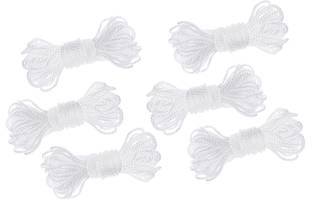 Cybercity Pack of 6 UV Protected Nylon Ropes Plastic Clothesline