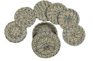 LADLI JEE Round Reversible Polyester Coaster Set