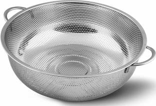 JENY Multipurpose Stainless Steel Collander for Washing Rice, Fruits, Vegetables Collapsible Strainer
