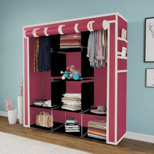 Continental 6+2 Shelves 3 Door 88130 PP Collapsible Wardrobe