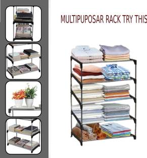 SRMAJI STORE Plastic Open Book Shelf