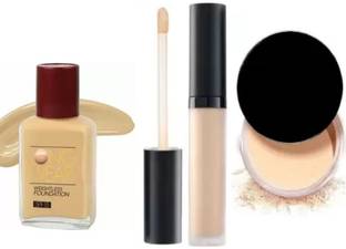lately MINI MAKEUP COMBO WITH FOUNDATION CONCEALER LOSE POWDER