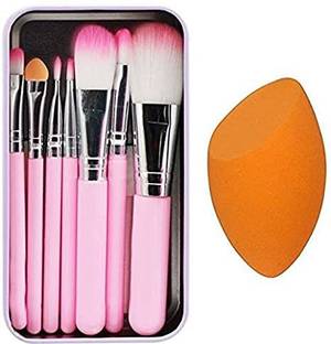 GMG GMG FACE MAKEUP BRUSH( SET OF 7) & PUFF