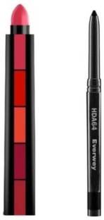 Everwey 5 in 1 Red Edition With Water Proof Kajal