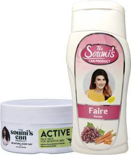 The Soumi's Can Product ACTIVE 150GM & FAIRE SERUM 100ML