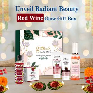 Globus Naturals Red Wine Festive Glow Gift Box