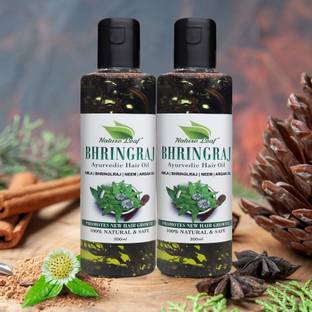 nature leaf Bhringraj Ayurvedic Hair Oil For Hair Loss & Dandruff Hair Oil