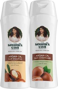 The Soumi's Can Product Argan Oil Hair Shampoo 200ml & Argan Oil Hair Conditioner 180ml