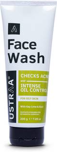USTRAA  - For Oily skin | With Basil & Lime - For Acne-Prone Skin Face Wash