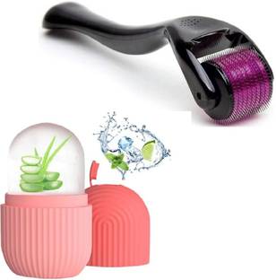 zukrave ravuk Micro needles (0.5mm) derma roller & ice roller for face massager (2 Items