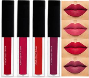 huemic Liquid Matte Lipsticks 4 Piece (The Red Edition)
