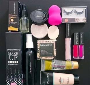 DAIMANPU Waterproof makeup combo set for women winter edition fixer, concealer