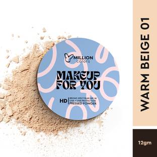Million Colors Compact Powder SPF 30 UV Protection | Pore Minimizing | Long-Wear Oil Control Compact