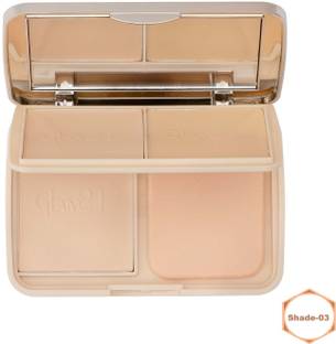 Glam21 3-in-1 Powder Cake Oil Control Compact Longlasting Soft Matte & Oil Free Formula Compact