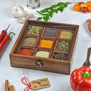 artival craft Spice Set Glass, Wooden