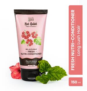 Nat Habit Damage Repair Conditioner For Women & Men With Hibiscus & Five Oils, Hair Growth