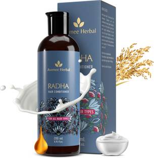Avimee Herbal Radha Hair Smooth Conditioner | For Repair and Growth |Keratin ,Rice, ACV & Aloe