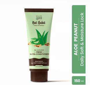 Nat Habit Natural Hydrating Conditioner For Dry & Frizzy Hair With Aloevera & Peanut