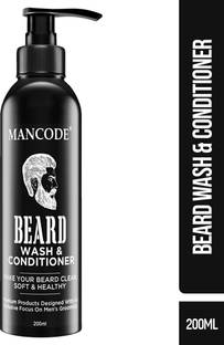 MANCODE 2 in 1 Beard Wash & Conditioner (200ml) Makes your Beard Clean, Soft & Healthy, Increase Manageability, Nourishes Beard, Suits All Beard Types.