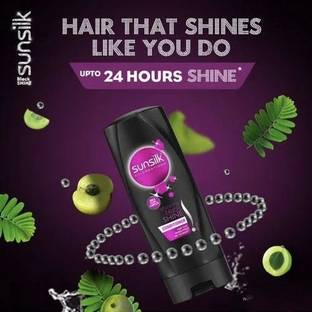 SUNSILK Stunning black shine conditioner 78ml