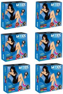MOODS LuvStock 8 Variety-Dotted,Ribbed,UltraThin,AllNight,Choco,Fruit,Scented,Colored Condom