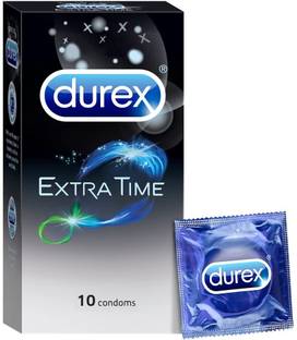 DUREX Extra Time Condoms for Men 10 Count Condom