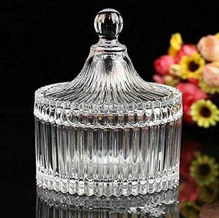 Riddhi Imperial Glass Cookie Jar  - 200 ml