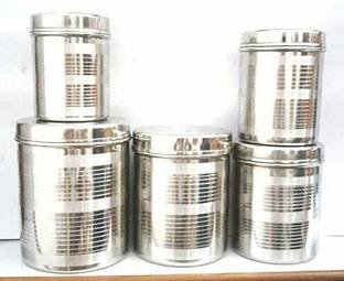 vs enter Steel Grocery Container  - 5.75 L