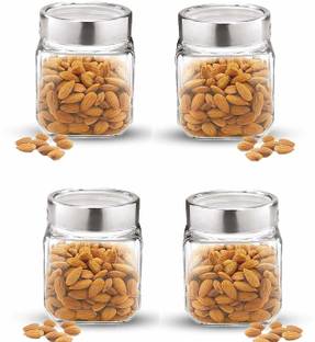 JIGSHTIAL Glass Grocery Container  - 500 ml
