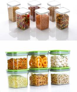Analog Kitchenware Plastic Grocery Container  - 1100 ml, 550 ml