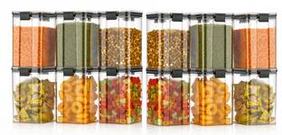 ADMONITION Plastic Grocery Container  - 1100 ml