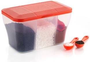 MAGICSPOON Polypropylene Tea Coffee & Sugar Container  - 1100 ml
