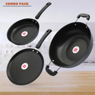LAZYwindow Superior Quality Nonstick Fry Pan 22 cm diameter 1 L capacity