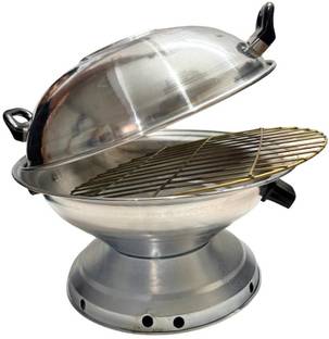 Nivistar Enterprises. Food Steamer bati maker (Aluminium, Food Steamer (Silver) Glider Rack Grill