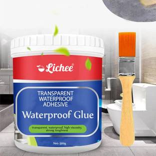LICHEE Crack Seal Agent with Brush Transparent Waterproof Glue for Leakage Solution Crack Filler