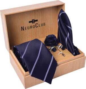 NEUROCLUB Metal Cufflink & Tie Pin Set