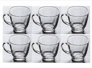 RD Brothers Pack of 6 Glass otak Pack of 18 Glass Transparent Glass Cup Tea & Coffee (Clear)