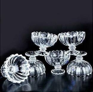 Unique Buyer Glass Dessert Bowl flower Glass Ice Cream Bowl Set, 120 ml, Dessert Bowl, Perfect for Fruit Salad or Pudding (Pack of 6) Glass Disposable Storage Bowl (Multicolor, Pack of 6) Glass Disposable Dessert Bowl (Multicolor, Pack of 6) Glass Disposable Candy Bowl (Clear, Pack of 6)
