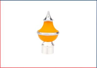 LEEZEN Architectural Hardware Orange Curtain Knobs, Curtain Hooks, Curtain Rods, Rod Rail Bracket Metal