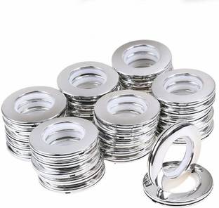 Loom Creations Silver Curtain Rings, Curtain Hooks, Curtain Knobs