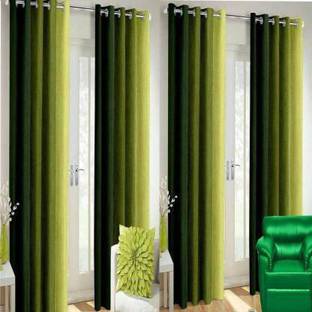 Soulful Creations 214 cm (7 ft) Polyester Door Curtain (Pack Of 4)