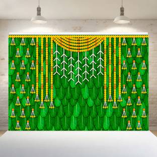 Ashu creation 3D Digital Backdrop for Decoration 8F & 5F Altar Cloth