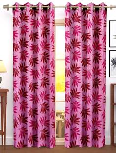 Flipkart SmartBuy 210 cm (7 ft) Polyester Semi Transparent Door Curtain (Pack Of 2)