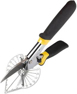 A&S TOOLSHOP Multi Angle Miter Shear Cutter Cuts 45 to 135 Degree Miter Multi-Angle Miter Shear Cutter Multifunction Trunking Shears Hand Tool 45Â°-135Â Wood Cutter