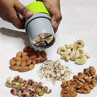 PW PENCILWALA Dry Fruit Cutter, Slicer, Grinder, Choppers with 3 Blade for Kitchen Fruit Slicer