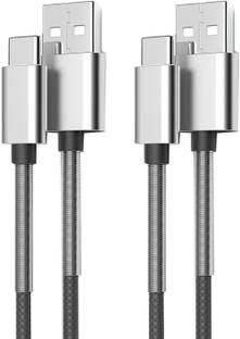 Wyltron Type C 1 m Type C Silver Mobile data cable