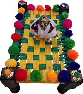 Shyam Diwane laddu ji wooden charpai , khat [size 3 to 4]_d3790 Dress